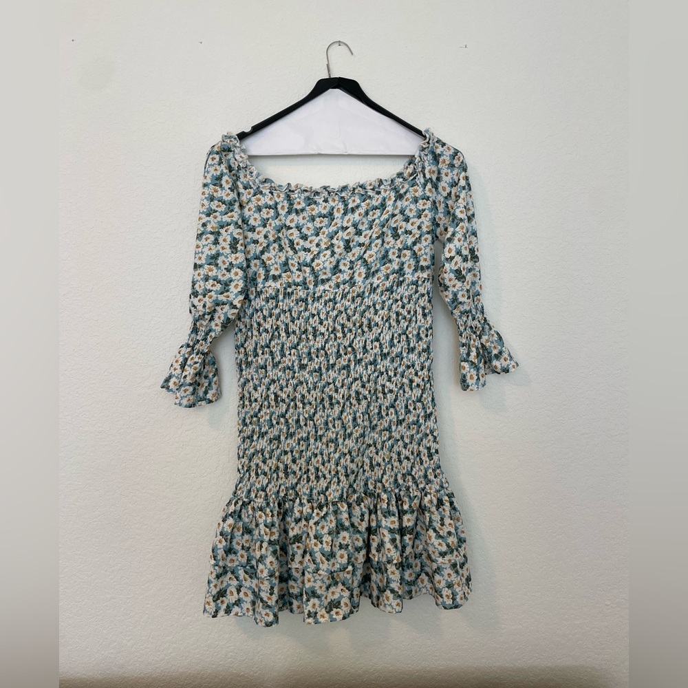 Nordstrom maternity flowered dress with stomach stretch SALE